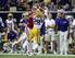 LSU safety Jalen Mills intercepted a pass against Wisconsin.
