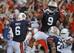 Auburn CB Jonathon Mincy, FS Jermaine Whitehead and BS Johnathan Ford