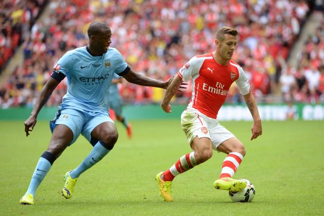 Arsenal vs. Manchester City: How City Will Line Up in Premier League Showdown