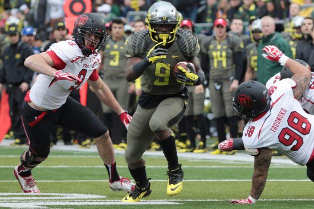 No. 4 Oregon at No. 17 Utah