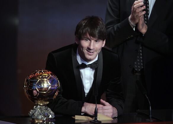 Number 4: Messi's 2010 Ballon d'Or Title