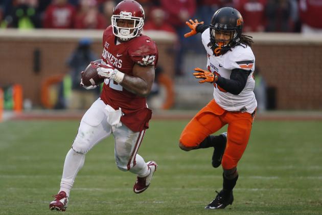 No. 7 Oklahoma Running Back Samaje Perine 