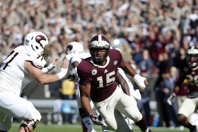 No. 13 Texas A&M Defensive End Myles Garrett