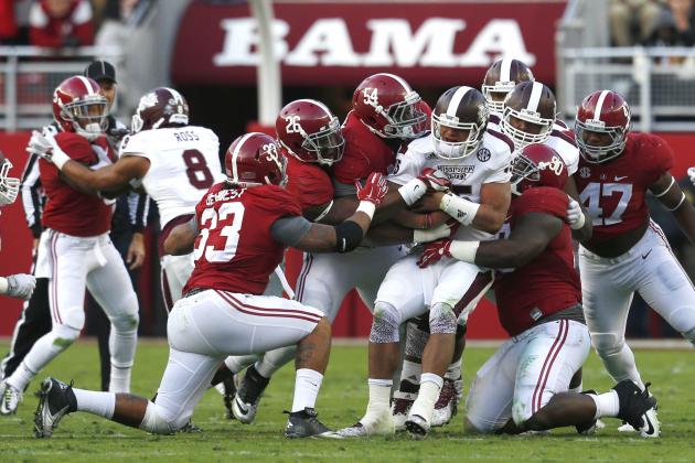 No. 3 Alabama at No. 20 Mississippi State