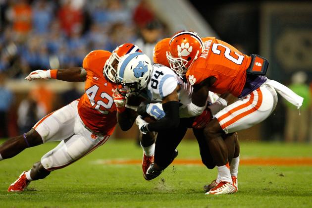 ACC Championship: No. 10 North Carolina vs. No. 1 Clemson (in Charlotte)