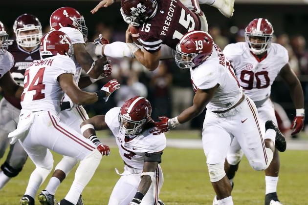 Alabama Holds Michigan State to Under 14 Points