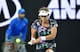 Varvara Lepchenko hits a backhand during a third-round match at the 2016 Australian Open.