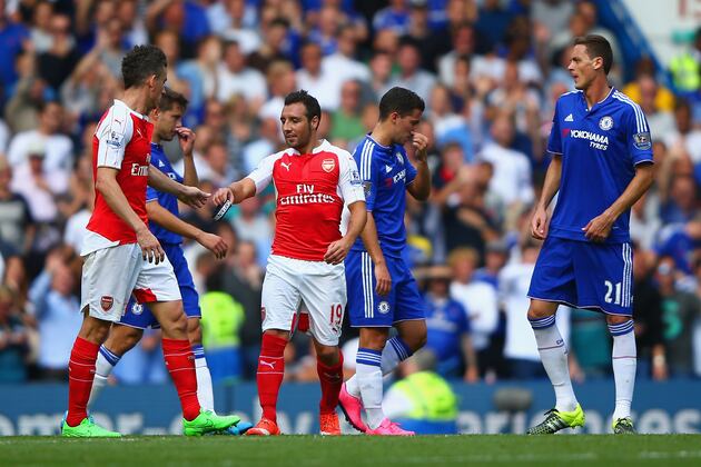 Image result for arsenal vs chelsea 2016