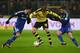 Symbolic: Lukasz Piszczek and his Dortmund side had very little space against aggressive visitors.