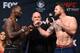 Anthony Johnson (left) and Ryan Bader faced off at UFC on Fox 18.