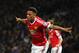 Martial after scoring against Swansea.