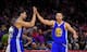 The "Splash Bros" Thompson and Curry are among the competitors in this year's three-point contest.