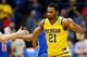 Michigan's Zak Irvin drained the biggest bucket of the night.