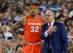 DaJuan Coleman (32) and Jim Boeheim