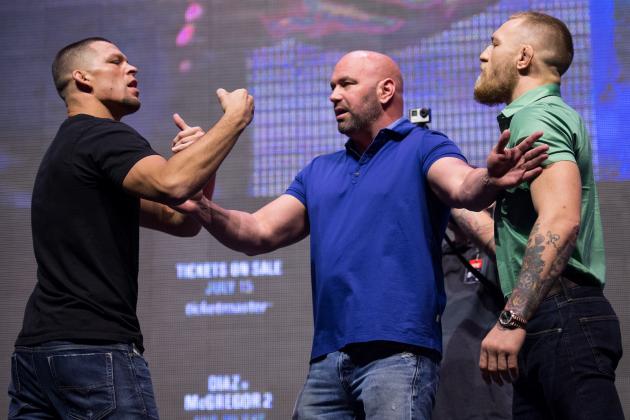 Nate Diaz vs Conor McGregor and the 5 Most Anticipated Rematches in UFC History