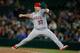 Andrew Bailey has converted three saves since joining the Los Angeles Angels.