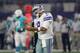 The public believes Tony Romo's job is in jeopardy after the Dallas Cowboys improved to 2-12 without him since 2015.