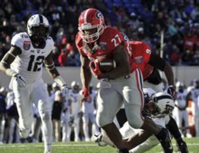 With star running back Nick Chubb returning for his senior season along with Sony Michel, second-year coach Kirby Smart will have a bunch of playmakers on offense to help the Bulldogs rebound from a dismal '16 campaign on that side of the ball.