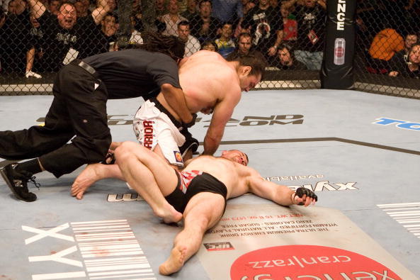 Mirko Cro Cop's twisted leg added some extra horror to an already brutal knockout.