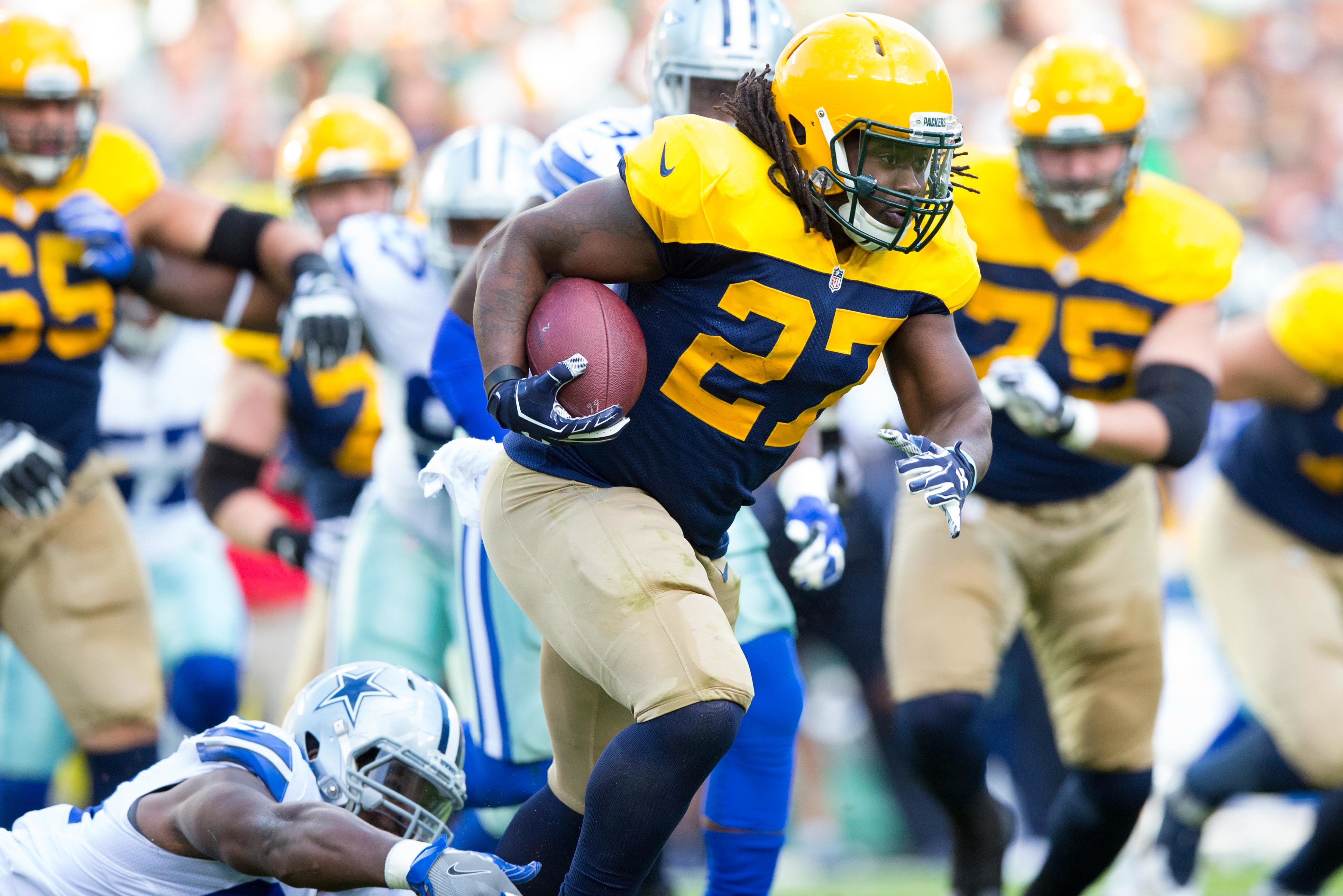 Eddie lacy sale throwback jersey