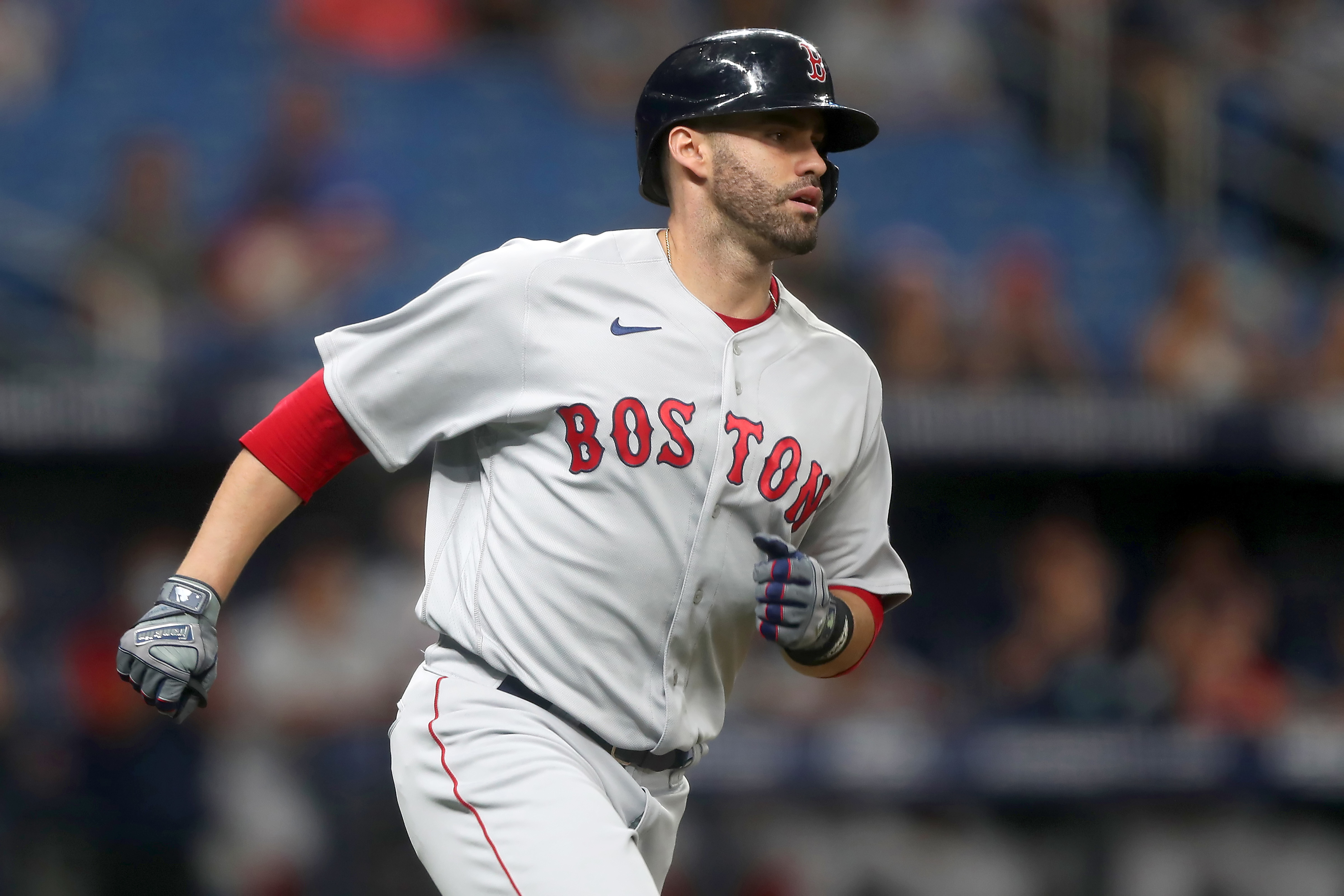 J.D. Martinez crushes a three-run bomb for first hit as a D-back