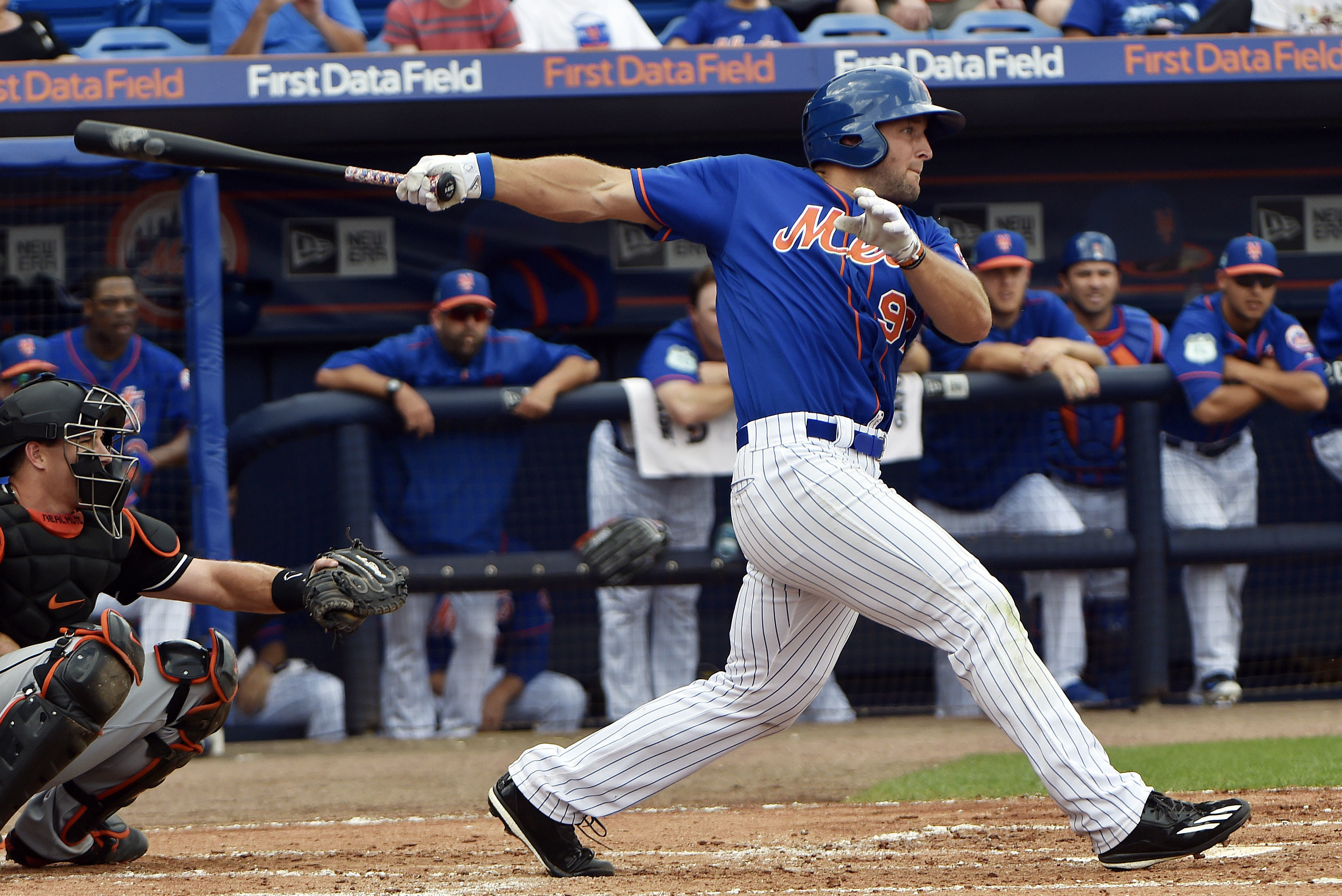 How Tim Tebow fared in a season in the majors in our MLB The Show 20  simulation – The Denver Post