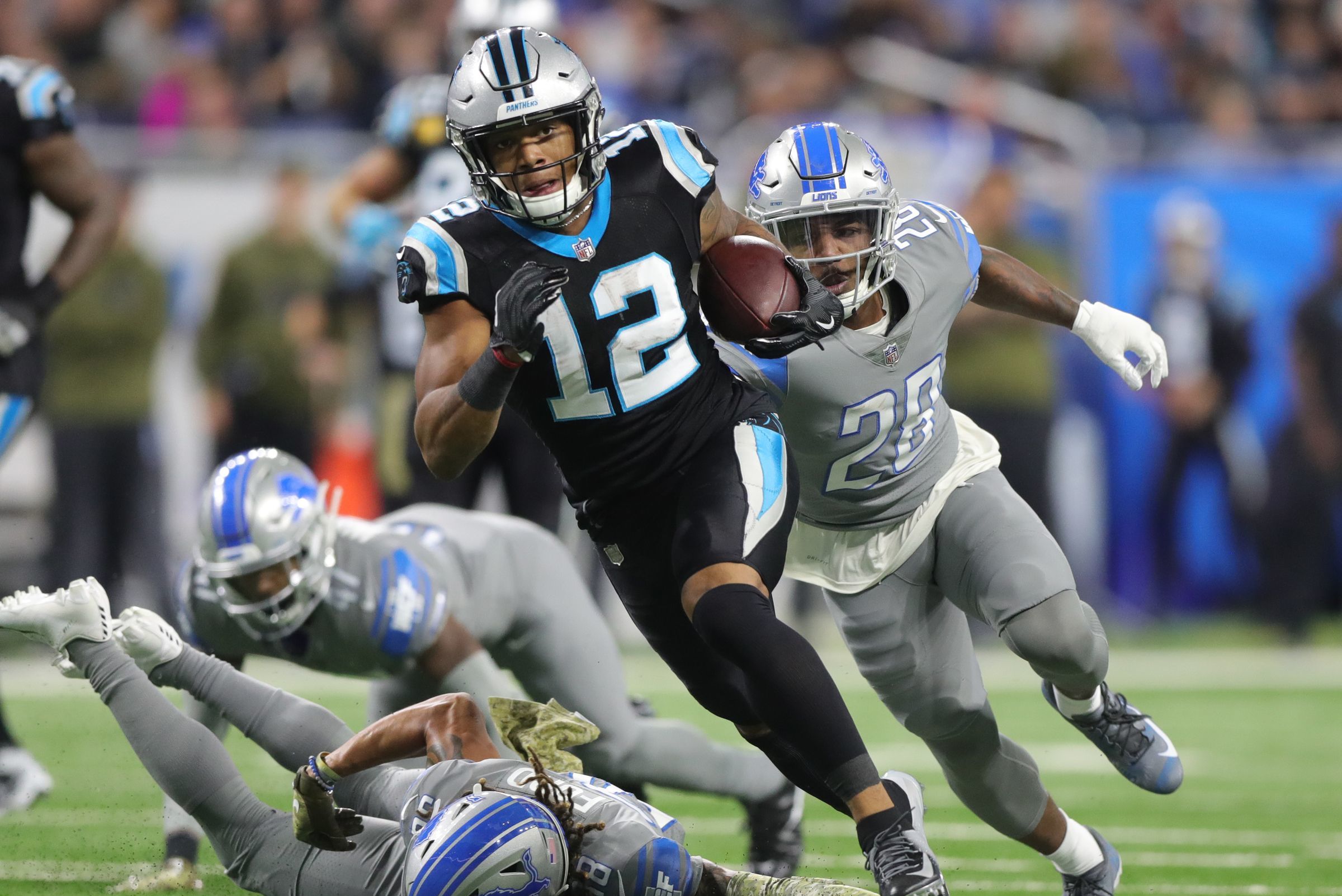 2020 Absolute Unsung Heroes #12 Curtis Samuel Panthers