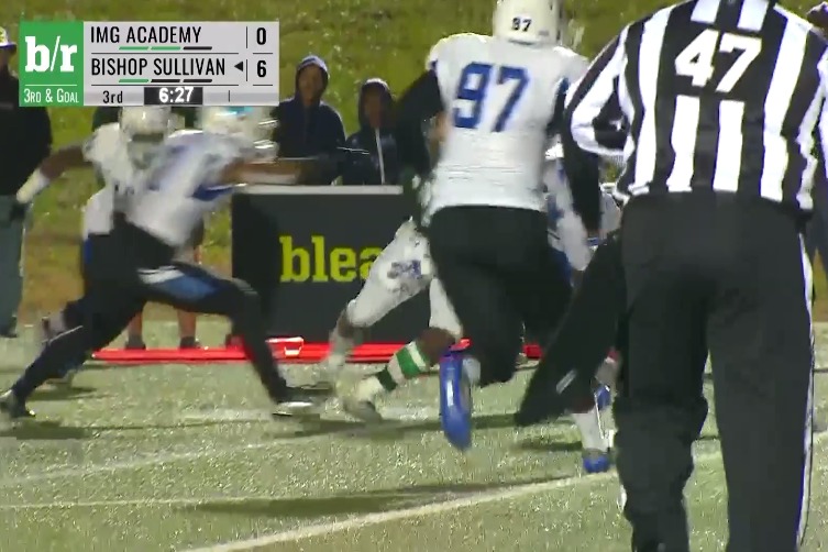 Bishop Sullivan S Khalan Laborn Hurdles Img Academy S Defense