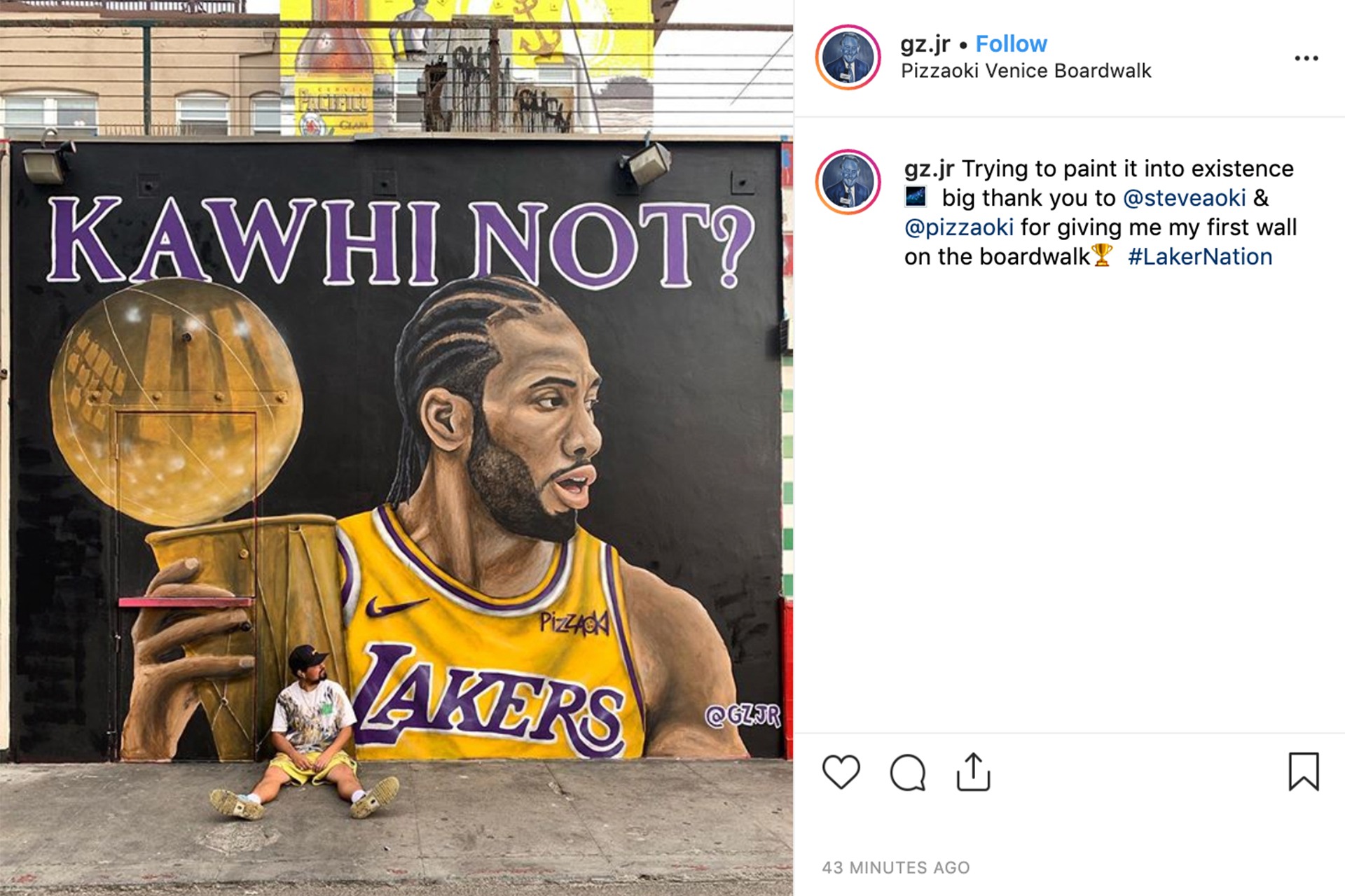 Kawhi Lakers Mural In La Flipboard
