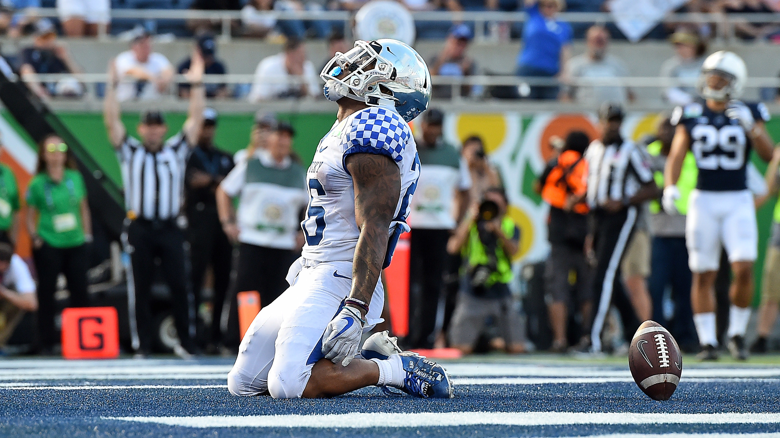 PFF on Twitter: With the 122nd pick of the 2019 #NFLDraft – the Pittsburgh  Steelers select Kentucky RB Benny Snell! #SnellYeah   / Twitter