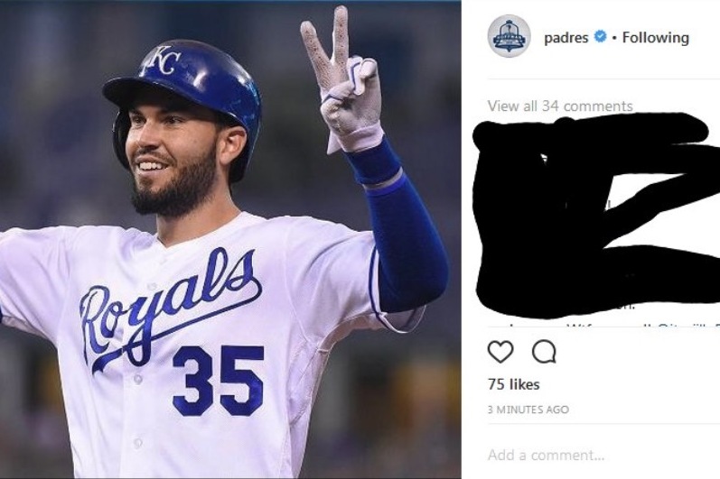 The Padres are shopping Eric Hosmer, could the Royals bring him