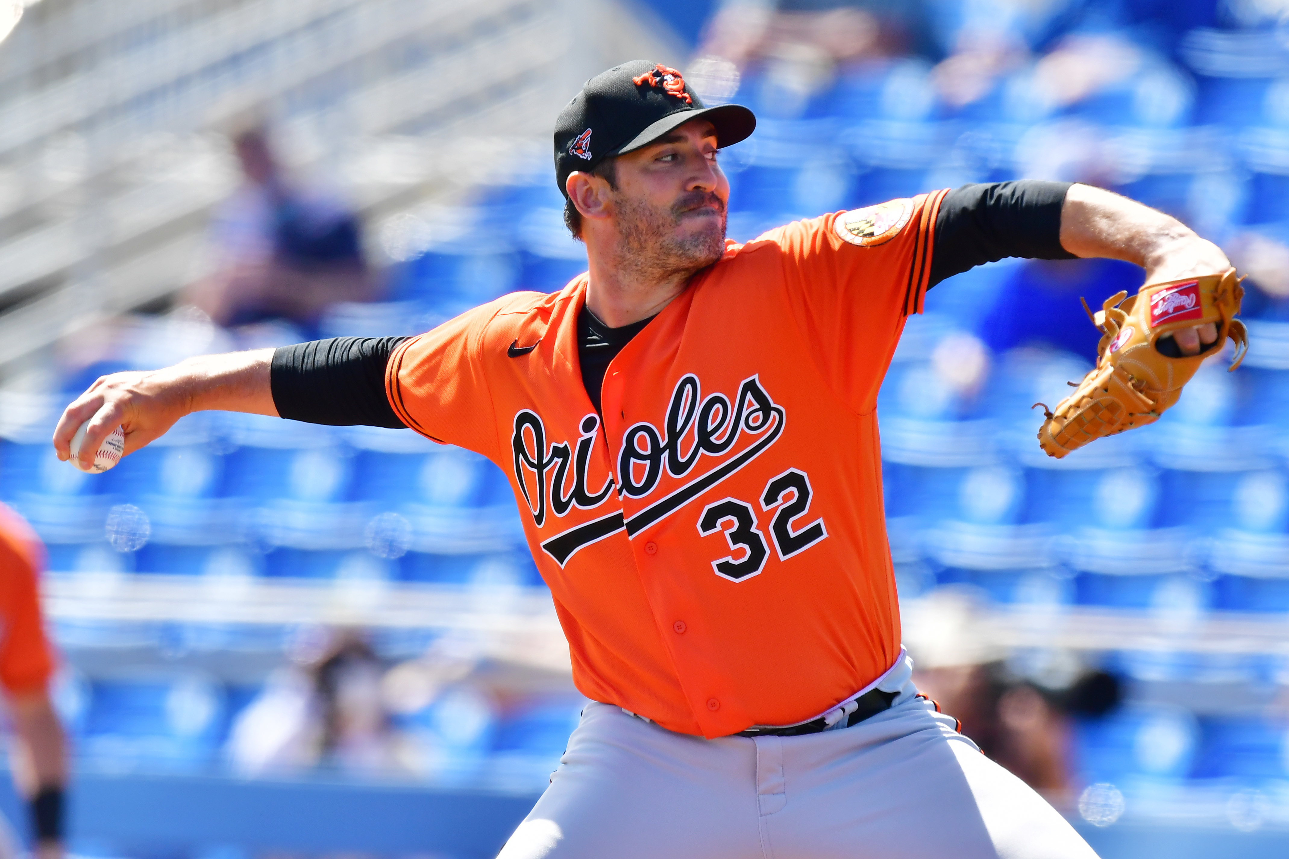 Matt Harvey Baltimore Orioles Men's Orange Roster Name & Number T-Shirt 