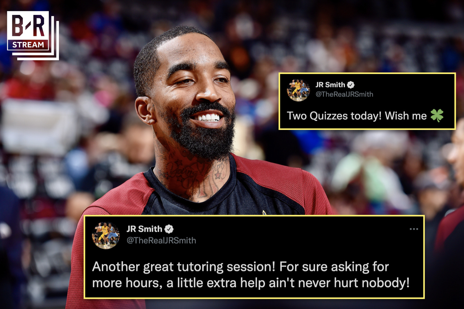 LeBron James congratulates J.R. Smith for Academic Athlete of the Year -  Silver Screen and Roll