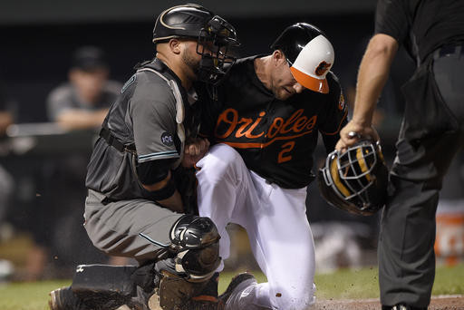 Orioles' J.J. Hardy out 4-6 weeks with broken wrist