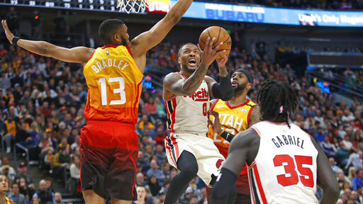 Damian Lillard Drops 42 as Blazers Fall to Jazz After ...