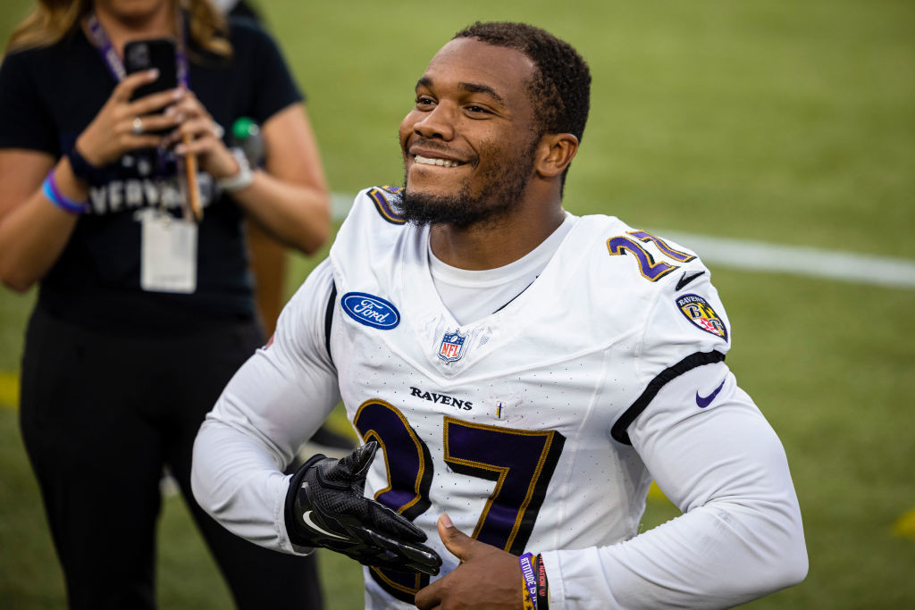 JK Dobbins injury update: Ravens RB listed as questionable ahead