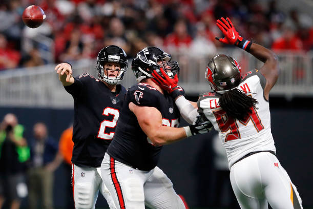 Falcons red helmets will eventually return while black end zones will  remain at Mercedes-Benz Stadium - The Falcoholic