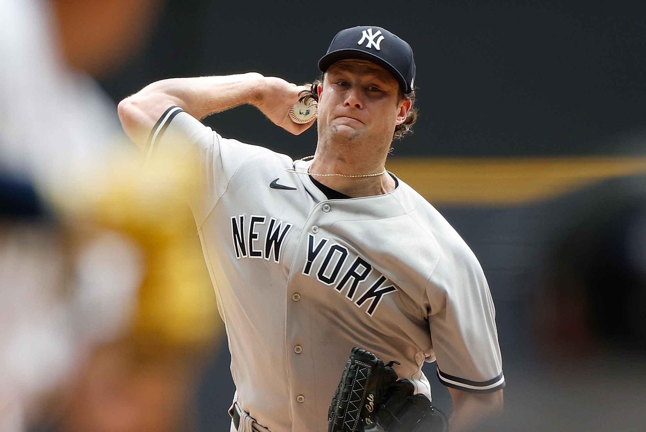 Yankees' Gerrit Cole ties Ron Guidry for single-season strikeout