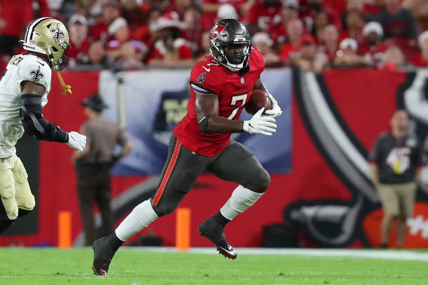 Giovani Bernard of the Tampa Bay Buccaneers runs with the ball News  Photo - Getty Images