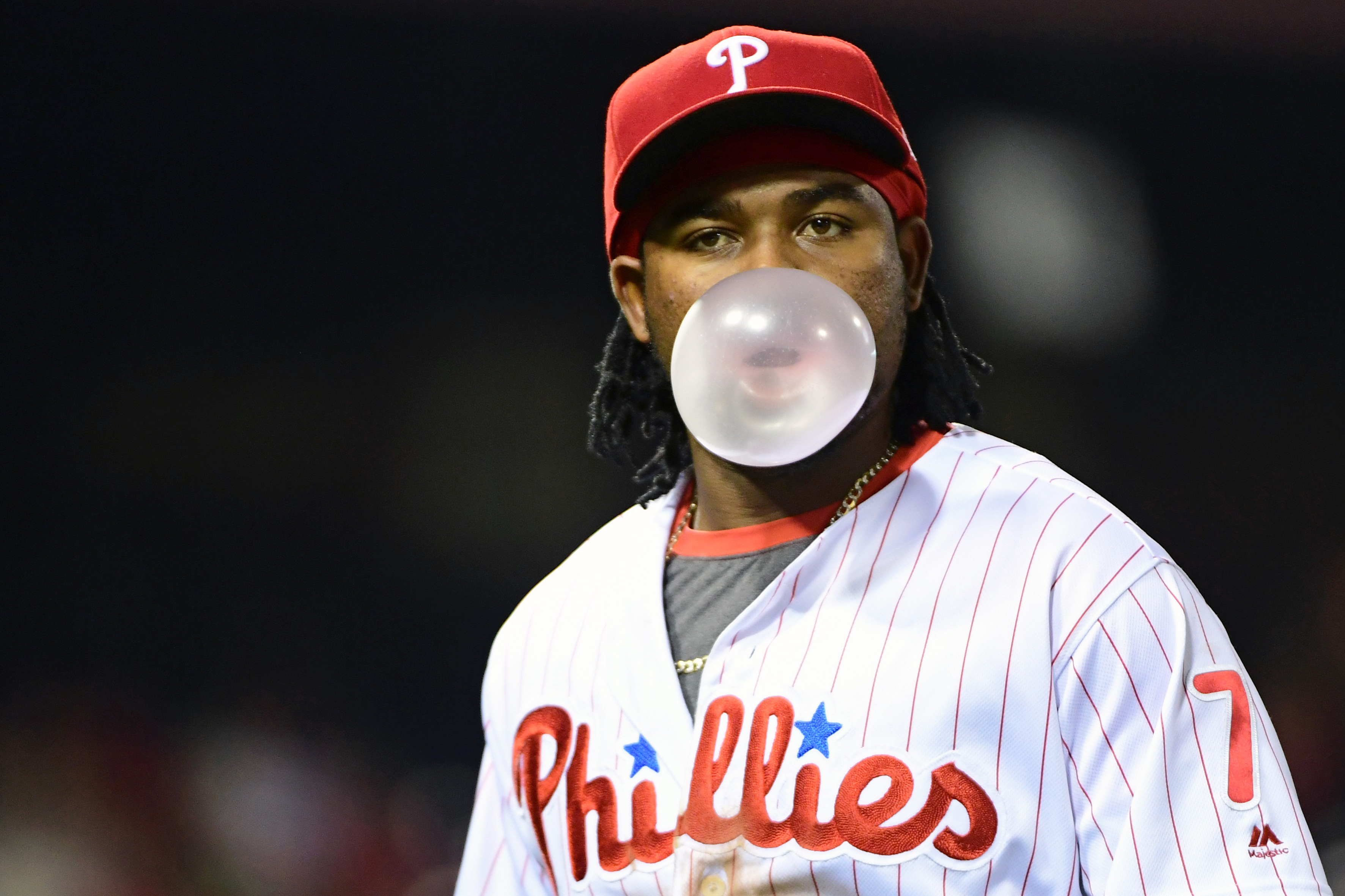 Maikel Franco Philadelphia Phillies Majestic St. Patrick's Day