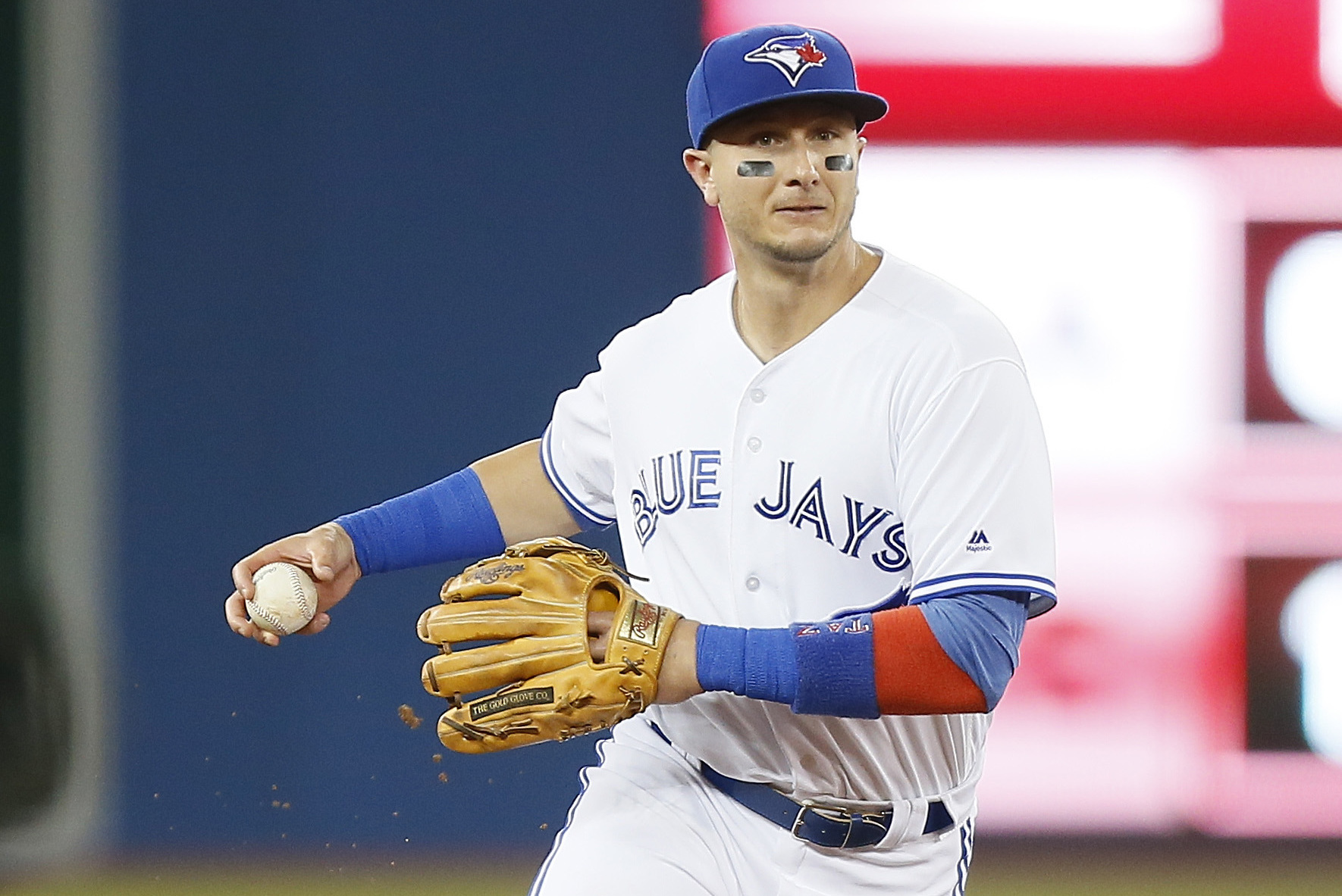 Troy Tulowitzki Toronto Blue Jays Majestic Official Name and