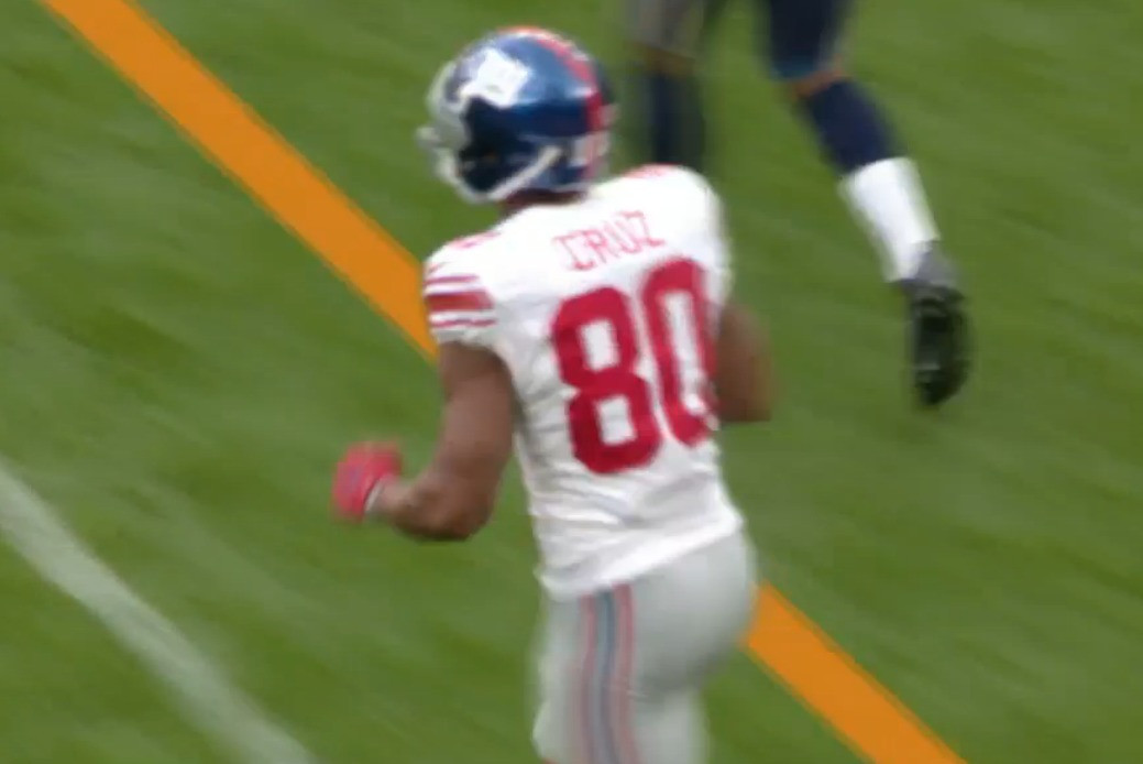 WR Victor Cruz No.80