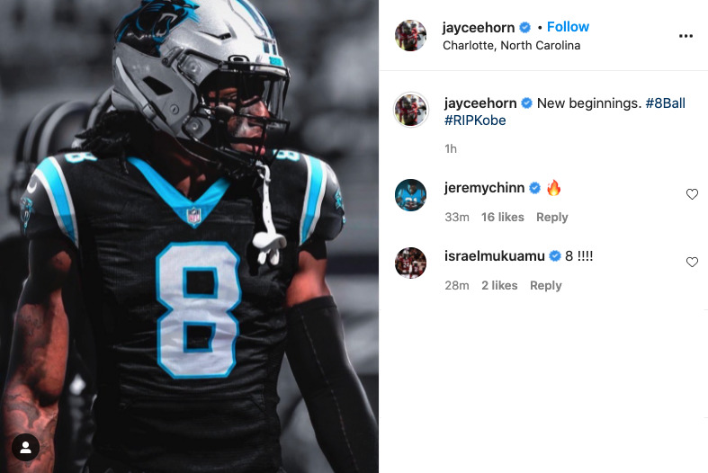 WATCH: Panthers CB Jaycee Horn records 1st career sack in Week 11