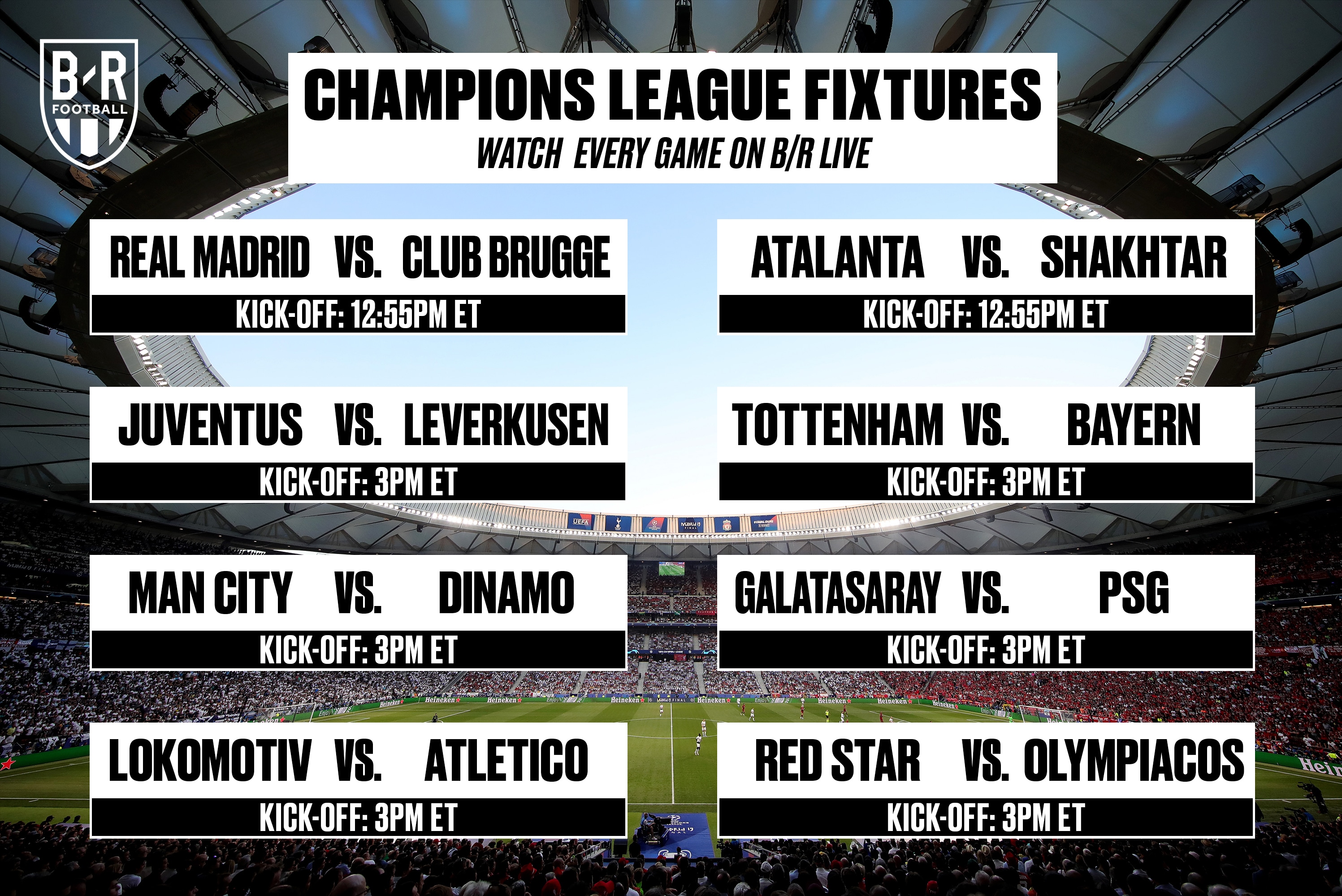 Champions League Fixtures Tonight Tv Kizziwalob
