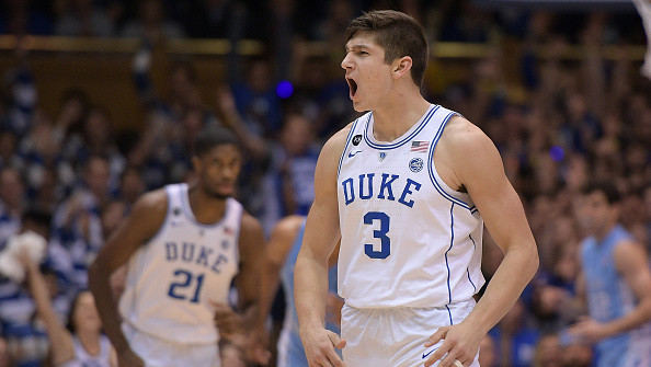 Grayson Allen followed up his own miss with this huge dunk #duke