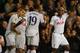 LONDON, ENGLAND - SEPTEMBER 19: Jermain Defoe of Spurs celebrates scoring the opening goal during the UEFA Europa League Group K match between Tottenham Hotspur FC and Tromso IL at White Hart Lane on September 19, 2013 in London, England. (Photo by Cliv