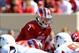 Sep 14, 2013; Bloomington, IN, USA; Indiana Hoosiers quarterback Nate Sudfeld (7) under center against the Bowling Green Falcons at Memorial Stadium. Mandatory Credit: Pat Lovell-USA TODAY Sports