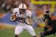 GLENDALE, AZ - JANUARY 02: Tyler Gaffney #25 of the Stanford Cardinal runs with the ball against the Oklahoma State Cowboys during the Tostitos Fiesta Bowl on January 2, 2012 at University of Phoenix Stadium in Glendale, Arizona. Oklahoma State won 41-38