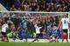 LONDON, ENGLAND - SEPTEMBER 21: Oscar (2nd right) of Chelsea scores during the Barclays Premier League match between Chelsea and Fulham at Stamford Bridge on September 21, 2013 in London, England. (Photo by Julian Finney/Getty Images)