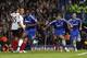 LONDON, ENGLAND - SEPTEMBER 21: Jon Obi Mikel of Chelsea celebrates after he scores the teams second goal of the game during the Barclays Premier League match between Chelsea and Fulham at Stamford Bridge on September 21, 2013 in London, England. (Photo b